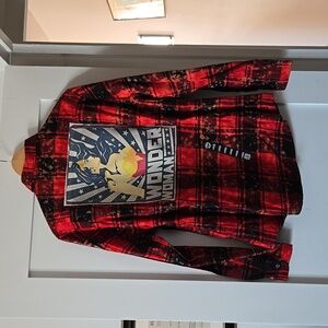 Anniversary Edition - Angry Minnow Wonder Woman Distressed Flannel